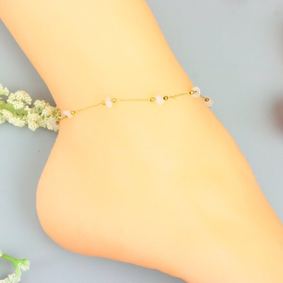 "Handmade Anklet – A Stylish Choice for Women, Thoughtful Gift Idea, EVCH1112 - Picture 2 of 11